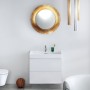 Vasque LAUFEN Kartell 80 x 46 cm, avec 1 trou de robinet, avec trop-plein - vue détaillée