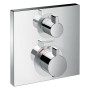 hansgrohe Ecostat Square Thermostat Unterputz für 2 Verbraucher