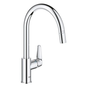 Rubinetto monocomando per lavello GROHE StartCurve con bocca alta estraibile da 1/2"