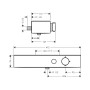 hansgrohe ShowerTablet Select 400 Brausethermostat Aufputz - Detailansicht