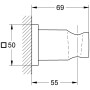 GROHE Rainshower Wandbrausehalter - Detailansicht