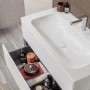Villeroy & Boch Finion Schrankwaschtisch 100 cm mit Hahnloch, ohne Überlauf - technische Ansicht