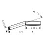 Pommeau de douche hansgrohe Pulsify S 105 1 mode de jet - vue détaillée