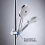 Duravit Brauseset 90 cm mit Handbrause 3jet 11 cm MinusFlow - technische Ansicht