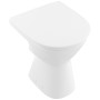 Villeroy & Boch Vicare WC a scarico piatto senza bordo, a pavimento - vista dettagliata