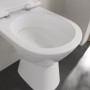 Villeroy & Boch Vicare WC a scarico piatto senza bordo, a pavimento