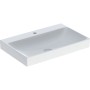 Lavabo Geberit ONE 75 cm, sortie verticale, 1 trou de robinet, sans trop-plein