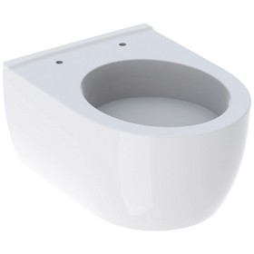 Geberit iCon WC mural à chasse d'eau profonde, sortie raccourcie, forme fermée