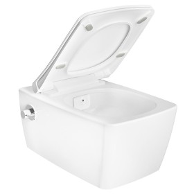 Set WC VitrA Aquacare Metropole con funzione bidet, con miscelatore termostatico integrato, senza bordo di scarico, con sedile