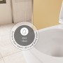 VitrA Aquacare Metropole WC-Set mit Bidetfunktion - technische Ansicht