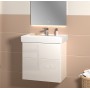 Villeroy & Boch Collaro Schrankwaschtisch 65 cm ohne Überlauf, 1 Hahnloch - technische Ansicht