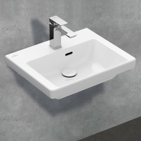 Villeroy & Boch Subway 3.0 Lavabo 50 cm, con 1 foro per rubinetto, con troppopieno