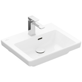 Villeroy & Boch Subway 3.0 Lavabo 50 cm, avec 1 trou de robinet, avec trop-plein