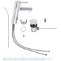 Mitigeur de lavabo monocommande GROHE Concetto taille M - photo produit