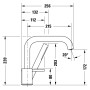 Duravit Circle 3-Loch Wannenarmatur - Detailansicht