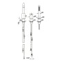 Duravit Circle 3-Loch Wannenarmatur