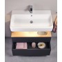 Robinet de lavabo monocommande Duravit Wave M avec bonde à tirette