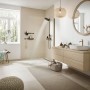 hansgrohe Pulsify Select S Pomme de douche 105 3 types de jets Relaxation - vue technique