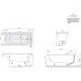 Vasca Villeroy & Boch O.novo Solo 160 x 70 cm - immagine prodotto