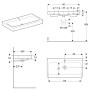 Lavabo Geberit iCon 90 cm - photo produit