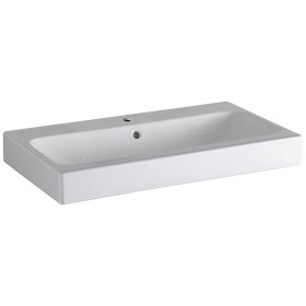 Lavabo à poser Geberit iCon 75 cm avec trou pour robinet