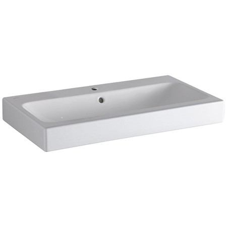 Lavabo à poser Geberit iCon 75 cm avec trou pour robinet