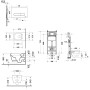 Duravit ME by Starck Wand-WC Rimless Komplett-Set - Produktansicht