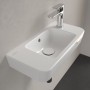 Villeroy & Boch O.novo Lavabo compatto 50 x 25 cm con troppopieno, foro rubinetto a destra