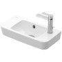 Lavabo compatto Villeroy & Boch O.novo 50 x 25 cm con troppopieno, foro per rubinetto a destra - vista dettagliata