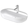 Vasque à poser Duravit Luv avec plage de robinetterie 70 x 40 cm