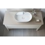Lavabo surélevé Duravit Luv avec banque de trous de robinet 70 x 40 cm - photo produit