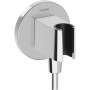 Raccordo a parete hansgrohe Fixfit S con supporto per doccetta