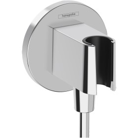 Raccordo a parete hansgrohe Fixfit S con supporto per doccetta