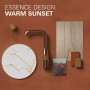 GROHE Essence Nouveau Robinet de lavabo 2 trous avec bec court - vue technique