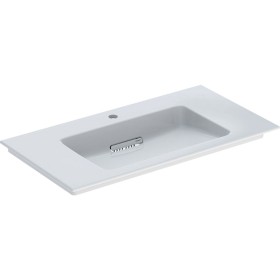 Vasque de meuble Geberit ONE 90 cm, sortie horizontale, 1 trou de robinet, sans trop-plein