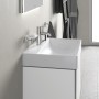 Lavabo Duravit DuraSquare brossé avec 1 trou de robinet, 60 x 47 cm - vue détaillée