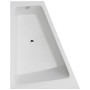 Vasca da bagno d'angolo Duravit Paiova 170 x 130 cm Angolo sinistro con paratoia integrata e supporto