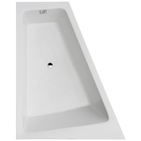 Vasca da bagno d'angolo Duravit Paiova 170 x 130 cm Angolo sinistro con paratoia integrata e supporto