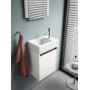 Duravit Vero Air Handwaschbecken mit 1 Hahnloch 38 x 25 cm, ohne Überlauf - technische Ansicht
