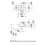 Duravit Vero Air Handwaschbecken mit 1 Hahnloch 38 x 25 cm, ohne Überlauf