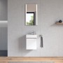 Duravit Vero Air Handwaschbecken mit 1 Hahnloch 38 x 25 cm, ohne Überlauf - technische Ansicht