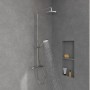 Villeroy & Boch Universal Showers Duschsystem mit drei Funktionen für Wandmontage - technische Ansicht