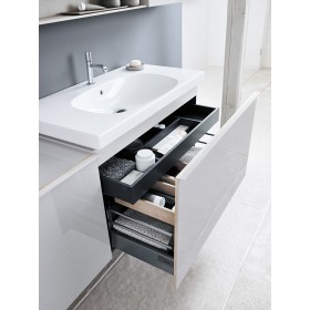 Lavabo Geberit Acanto avec plan de travail 90 x 48,2 cm