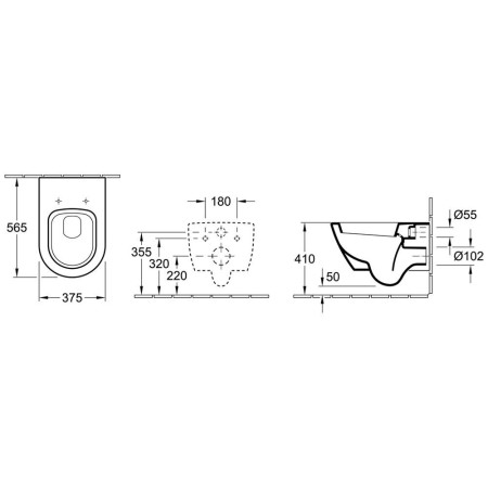 Villeroy & Boch Subway 2.0 Toilette suspendue murale