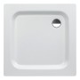 Roca Steel 80 Stahl-Duschwanne flach 80 x 80 x 6,5 cm