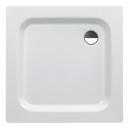 Roca Steel 80 Stahl-Duschwanne flach 80 x 80 x 6,5 cm