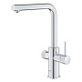 GROHE Blue Pure Minta Miscelatore monocomando per lavello con funzione di filtraggio e beccuccio Mousseur - vista dettagliata