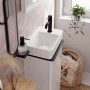 Robinet de lavabo monocommande hansgrohe Tecturis S 80 CoolStart économiseur d'eau avec vidage à tirette - vue détaillée
