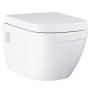 Ensemble de céramique GROHE Euro WC suspendu sans bride, sortie horizontale, pour réservoir encastré