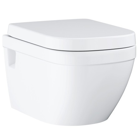 Ensemble de céramique GROHE Euro WC suspendu sans bride, sortie horizontale, pour réservoir encastré